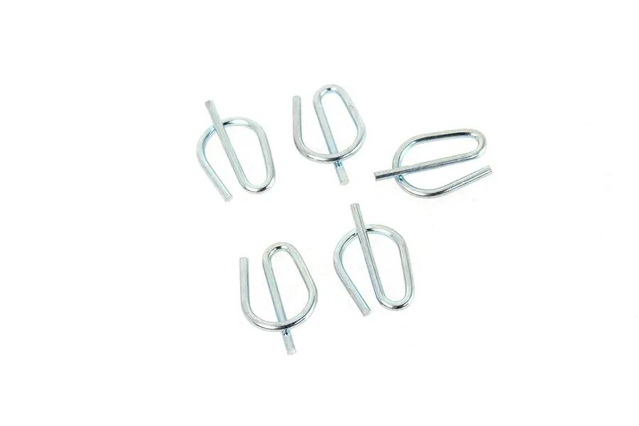Colony Zinc Plated Rear Axle Spring Clips for Harley Davidson FLST (Pack of 5) by Colony