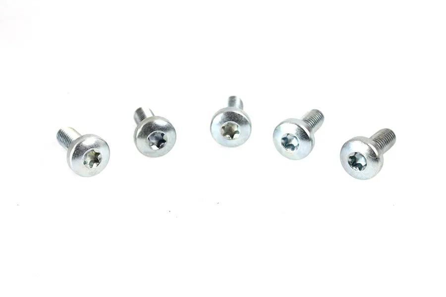 Colony Zinc Plated Rear Brake Disc Bolts for Harley Davidson FXD – 3/8 inch-16 x 1 inch Thread, Round Button Head by Colony