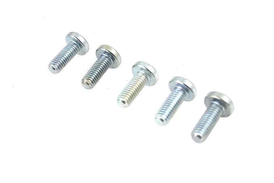 Colony Zinc Plated Rear Brake Disc Bolts for Harley Davidson FXD – 3/8 inch-16 x 1 inch Thread, Round Button Head by Colony