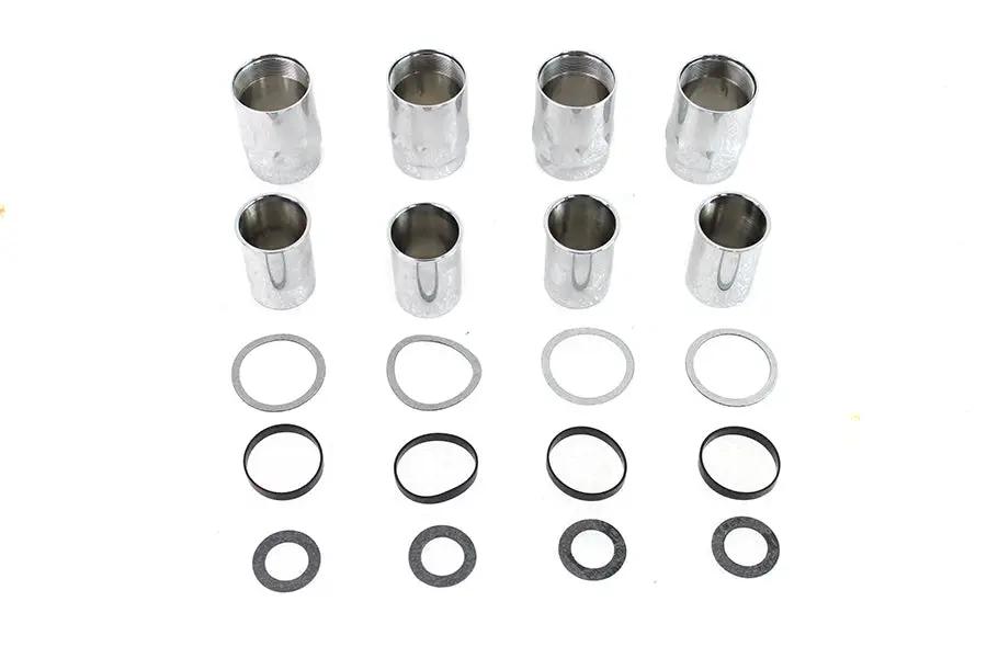 Colony Chrome Plated Valve Cover Set for Harley Davidson W Models by Colony