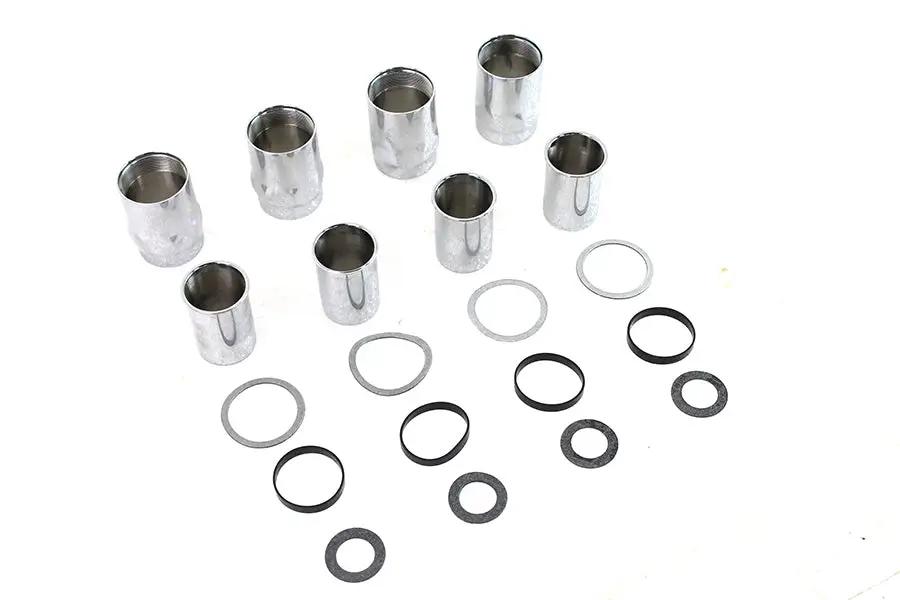 Colony Chrome Plated Valve Cover Set for Harley Davidson W Models by Colony