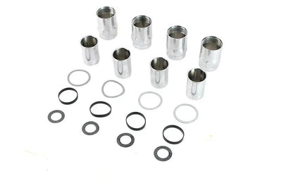 Colony Chrome Plated Valve Cover Set for Harley Davidson W Models by Colony