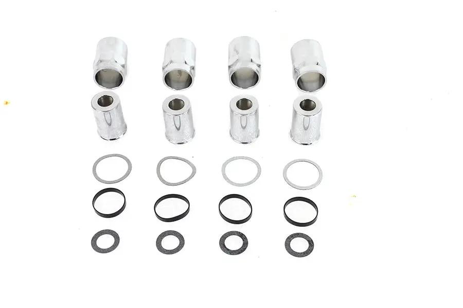 Colony Chrome Plated Valve Cover Set for Harley Davidson W Models by Colony