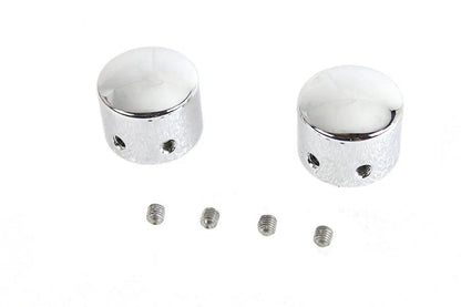 Colony Domed Front Axle Cover Set Chrome Plated for Harley Davidson FLSTS by Colony