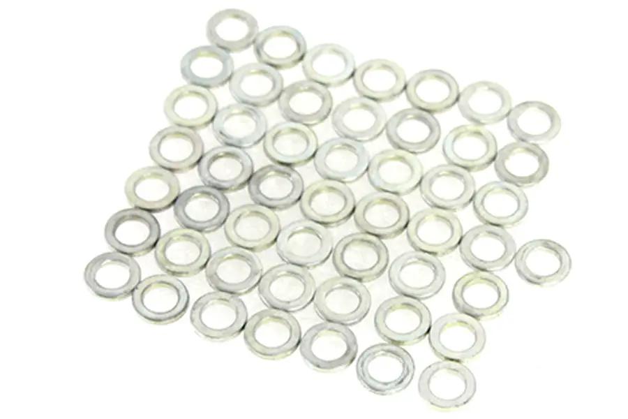 Colony Zinc Plated Flat Washer 1/4 Inch Inner Diameter, Pack of 50 by Colony