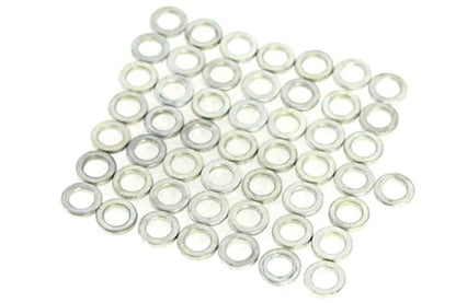Colony Zinc Plated Flat Washer 1/4 Inch Inner Diameter, Pack of 50 by Colony