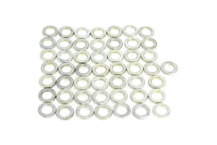 Colony Zinc Plated Flat Washer 1/4 Inch Inner Diameter, Pack of 50 by Colony