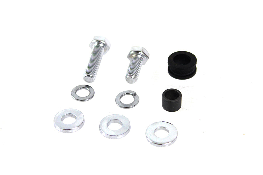 Colony Rear Chain Guard Mounting Kit for Harley Davidson FL 1963-1972 - Chrome Finish