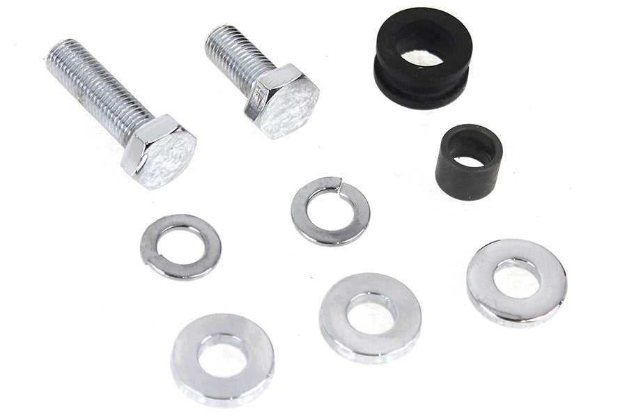 Colony Rear Chain Guard Mounting Kit for Harley Davidson FL 1963-1972 - Chrome Finish