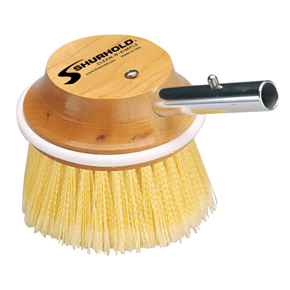 Shurhold 5-Inch Round Polystyrene Soft Brush for Windows, Hulls, and Wheels