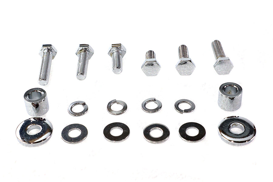 Colony Spotlamp Mounting Kit Chrome Plated for Harley Davidson FL and FLH (1979-1984)