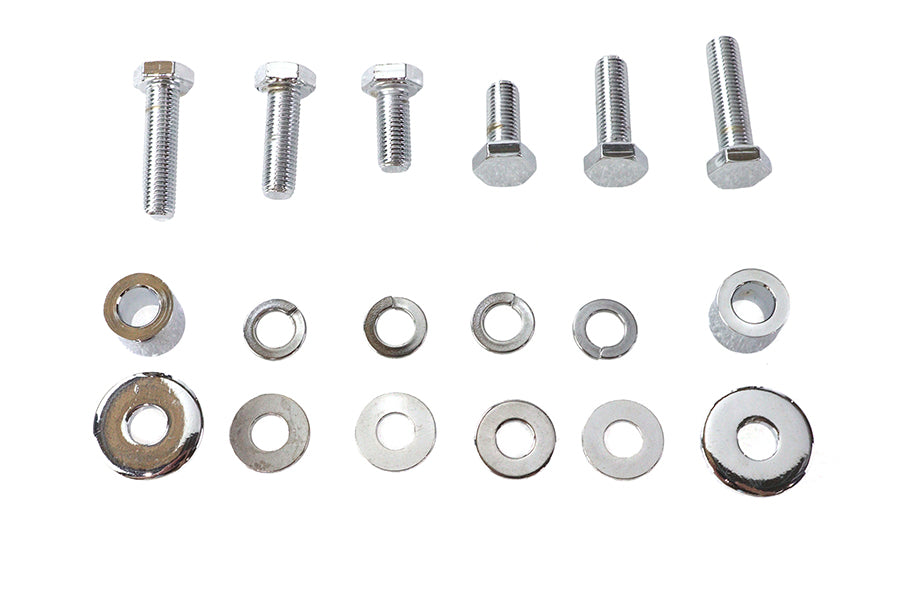 Colony Spotlamp Mounting Kit Chrome Plated for Harley Davidson FL and FLH (1979-1984)