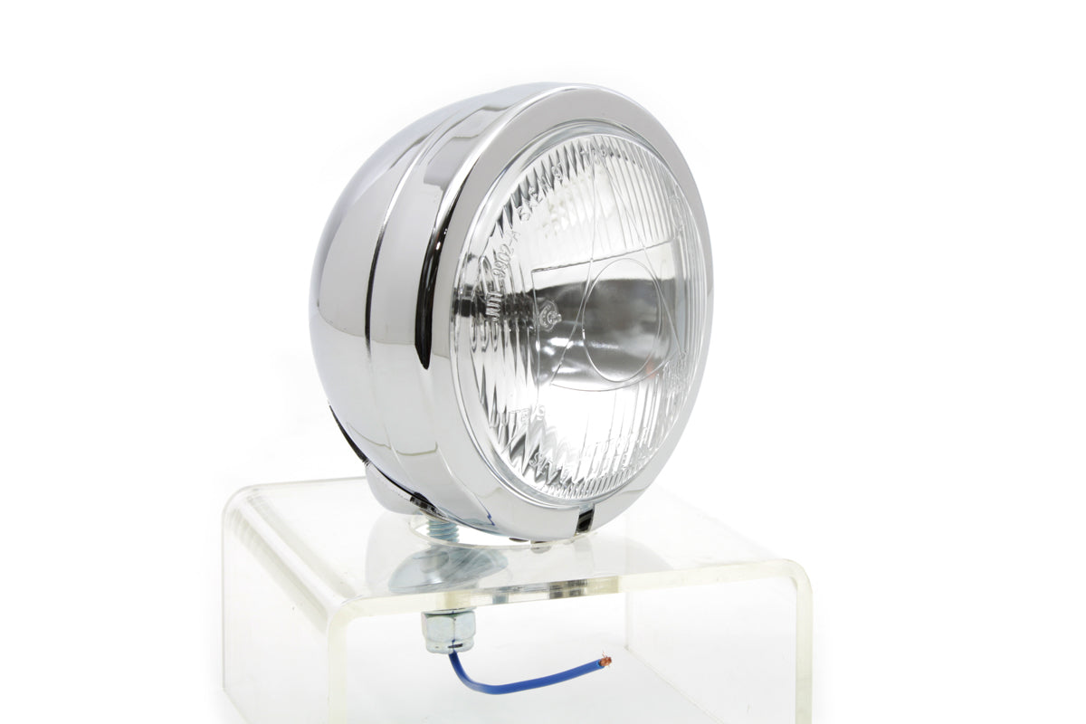 Wyatt Gatling Chrome Spotlamp Assembly H-3 for Harley Davidson FL (1964-1973)