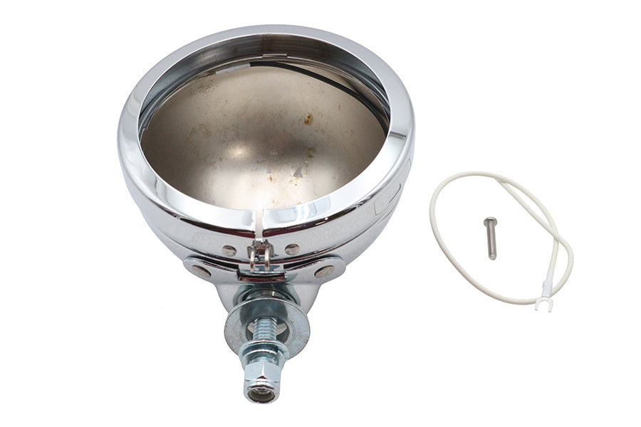Wyatt Gatling Chrome Spotlamp Shell for Harley Davidson FL Models (Part #70245)