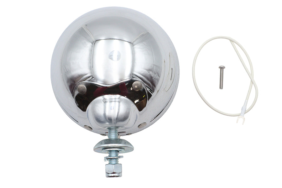 Wyatt Gatling Chrome Spotlamp Shell for Harley Davidson FL Models (Part #70245)