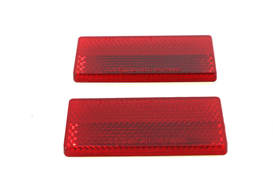 Wyatt Gatling Rear Red Reflector Set for Harley Davidson FX (1973-1982)