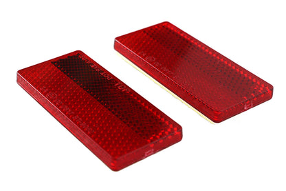 Wyatt Gatling Rear Red Reflector Set for Harley Davidson FX (1973-1982)