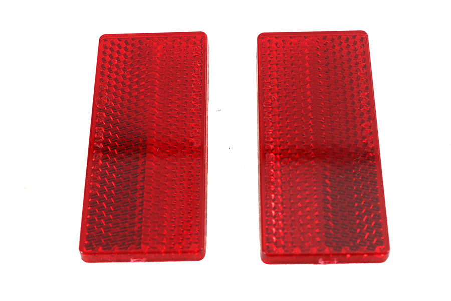 Wyatt Gatling Rear Red Reflector Set for Harley Davidson FX (1973-1982)