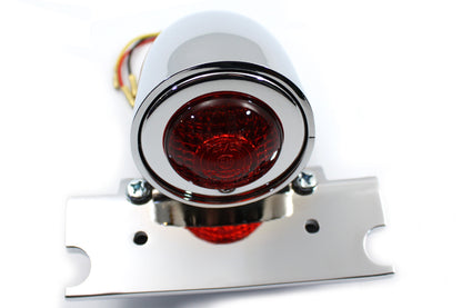 Wyatt Gatling Chrome Sparto Style LED Tail Lamp Red - Part 20-6525CLED
