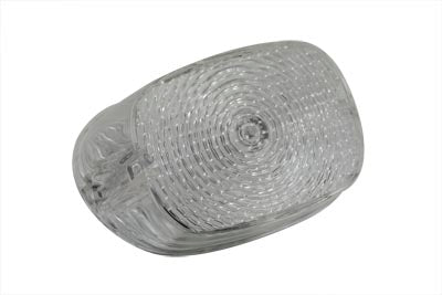 V-Twin Stock Tail Lamp Clear Lens with Red LED Bulb for Harley Davidson Models - Part 86-135
