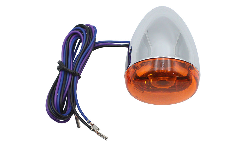 Chris Products Part 8501A Chrome Turn Signal Assembly for Harley Davidson FXD (2001-2010)