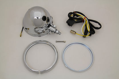 Wyatt Gatling 4-1/2 inch Custom Round Headlamp Shell - Part 62002