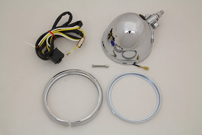 Wyatt Gatling 4-1/2 inch Custom Round Headlamp Shell - Part 62002