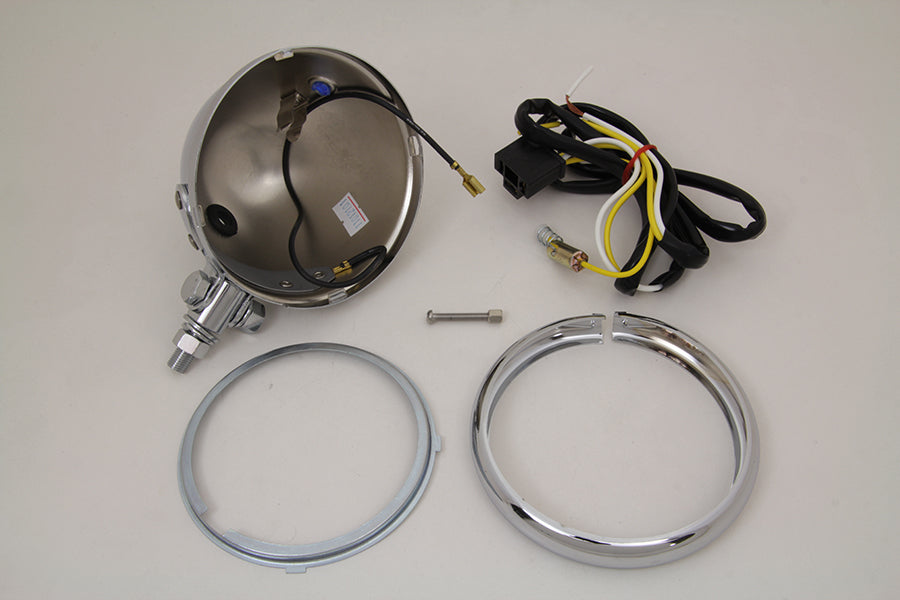 Wyatt Gatling 4-1/2 inch Custom Round Headlamp Shell - Part 62002