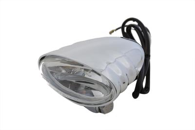 Wyatt Gatling L21-6092FE Chrome Single Beam Fog Light with Bottom Mount and 55W H-3 Bulb