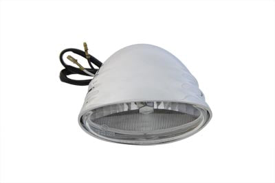 Wyatt Gatling L21-6092E Chrome Dual Beam Starship Style Driving Light with Bottom Mount and High Beam
