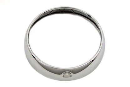 Wyatt Gatling Chrome Contoured 7 inch Headlamp Rim for Harley Davidson FLT Models