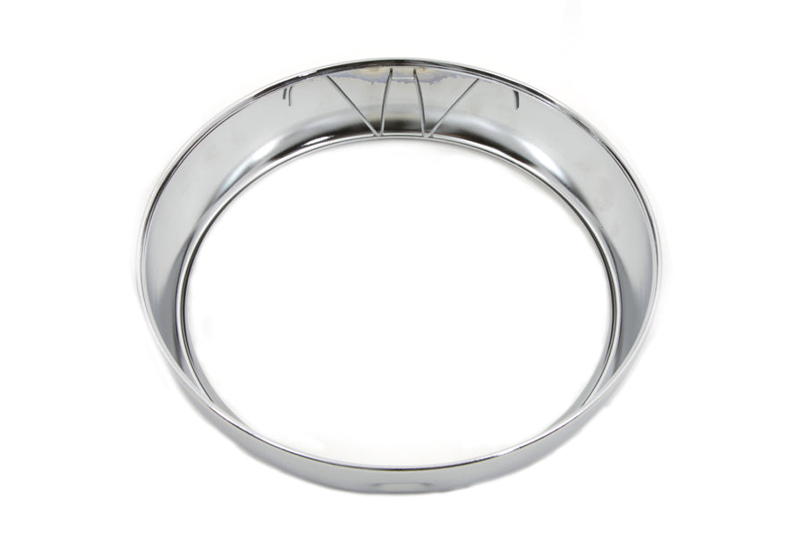 Wyatt Gatling Chrome Contoured 7 inch Headlamp Rim for Harley Davidson FLT Models