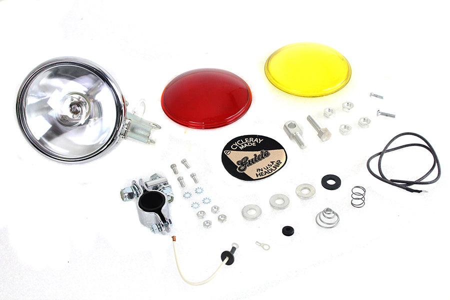 V-Twin Guide Spotlamp Kit for 1941-1950 Harley Davidson FL Models