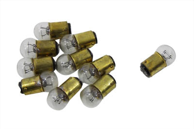 Wyatt Gatling 6 Volt Tail Lamp Bulb with Bayonet and T-Shape Base for Harley Davidson EL Models