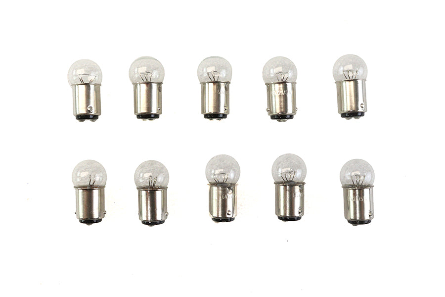 Wyatt Gatling 6 Volt Tail Lamp Bulb with Bayonet and T-Shape Base for Harley Davidson EL Models