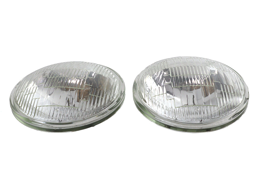 Wyatt Gatling Part 77183 Clear 4-1/2 Inch 6 Volt Sealed Beam Spotlamp Bulb Set