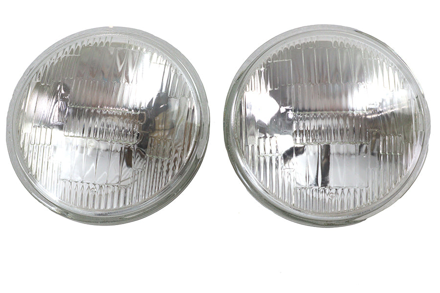 Wyatt Gatling Part 77183 Clear 4-1/2 Inch 6 Volt Sealed Beam Spotlamp Bulb Set