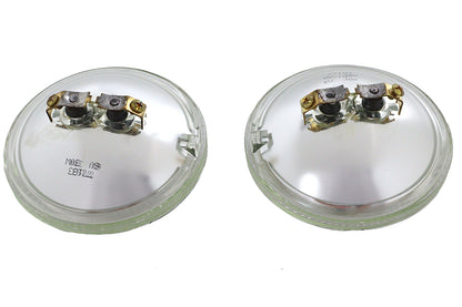 Wyatt Gatling Part 77183 Clear 4-1/2 Inch 6 Volt Sealed Beam Spotlamp Bulb Set