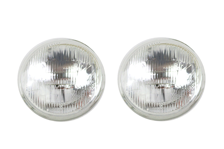 Wyatt Gatling Clear 4-1/2 Inch 12 Volt Sealed Beam Spotlamp Bulb Set