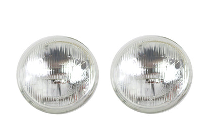 Wyatt Gatling Clear 4-1/2 Inch 12 Volt Sealed Beam Spotlamp Bulb Set