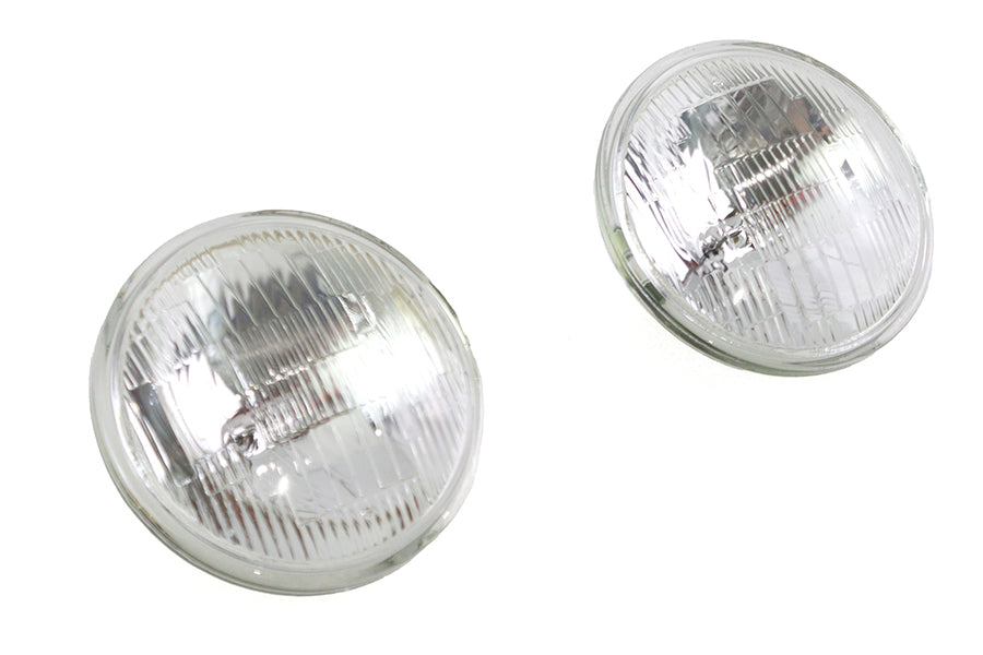 Wyatt Gatling Clear 4-1/2 Inch 12 Volt Sealed Beam Spotlamp Bulb Set