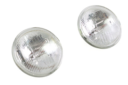 Wyatt Gatling Clear 4-1/2 Inch 12 Volt Sealed Beam Spotlamp Bulb Set