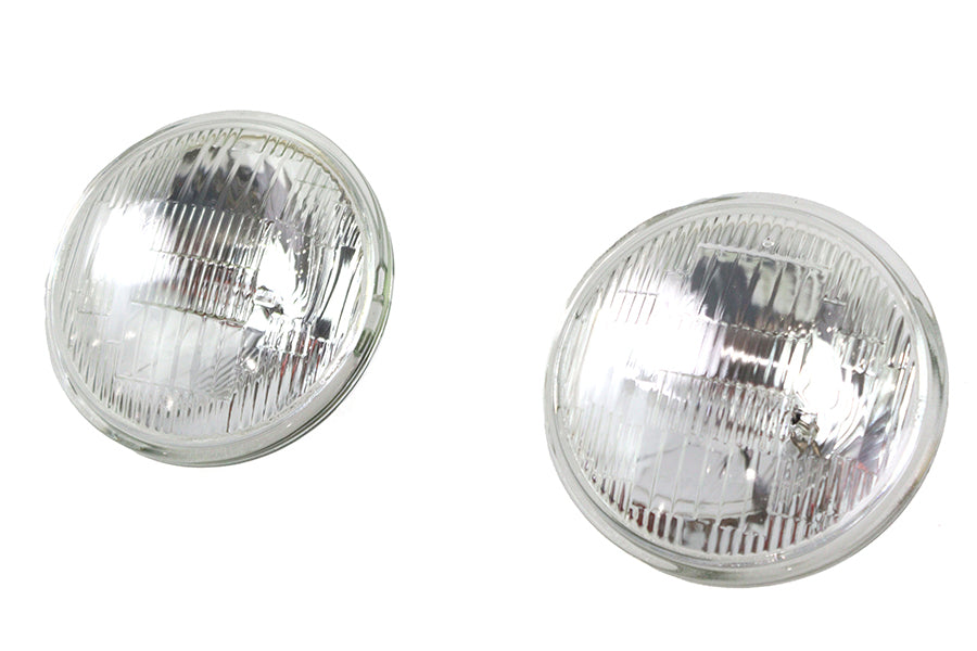 Wyatt Gatling Clear 4-1/2 Inch 12 Volt Sealed Beam Spotlamp Bulb Set