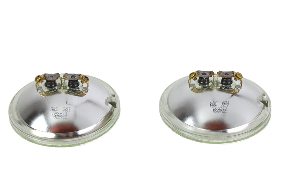 Wyatt Gatling Clear 4-1/2 Inch 12 Volt Sealed Beam Spotlamp Bulb Set