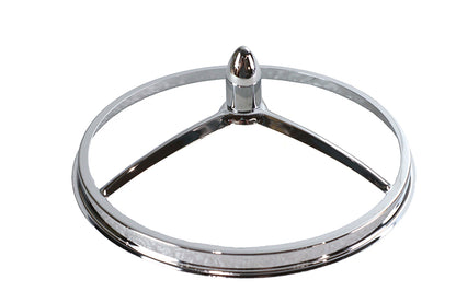 Wyatt Gatling 20-0340 5-3/4 Inch Bullet Style Chrome Headlamp Trim