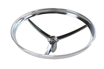 Wyatt Gatling 20-0340 5-3/4 Inch Bullet Style Chrome Headlamp Trim