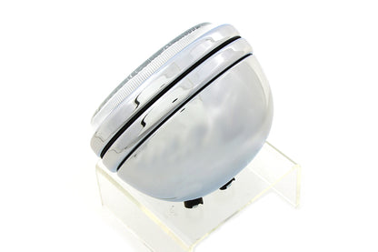 Wyatt Gatling 20-0307CD 5-3/4 Inch Round Stock Type Chrome Headlamp for Harley Davidson XL