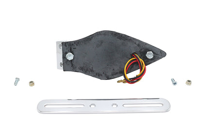 Wyatt Gatling 20-6580CIED Chrome Teardrop LED Tail Lamp with Clear Lens