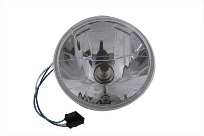Wyatt Gatling 20-6038-A 7 Inch Faceted Headlamp Unit - DOT Approved for Enhanced Visibility