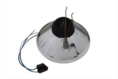 Wyatt Gatling 20-6038-A 7 Inch Faceted Headlamp Unit - DOT Approved for Enhanced Visibility